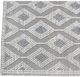 KAS Rugs Chloe Ivory Grey Trellis 5'x7' Area Rug-2