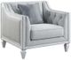ACME Furniture Katia Light Gray/Weathered White Chair-0