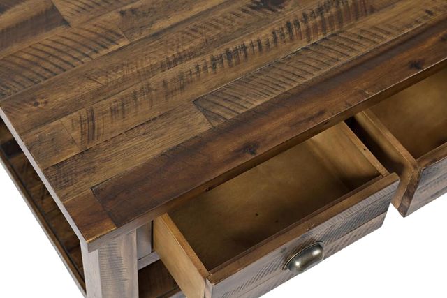 Jofran Inc. Artisan's Craft Dakota Oak Coffee Table-3