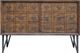 Cottage Creek Furniture Boone Distressed Brown Catalog Cabinet-1