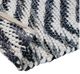 A & B Home Black/White 2.5'x4' Denim Rug-4