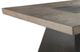 Elements International Jemma Dark Espresso End Table with Gray Base-1