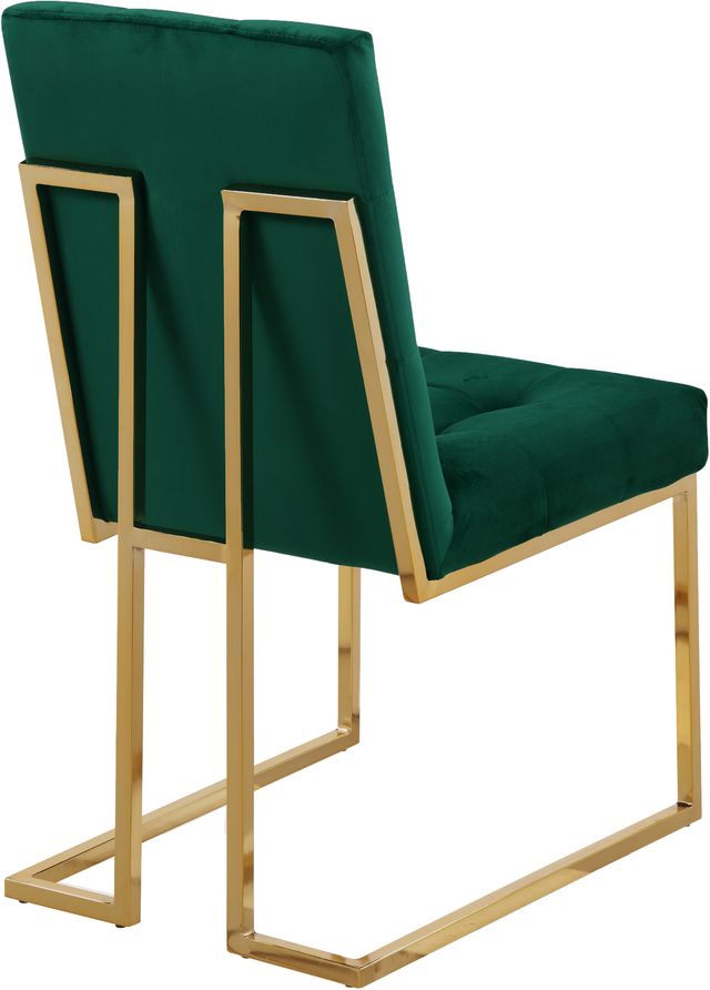 Meridian Furniture Pierre Green Velvet Dining Chair-2