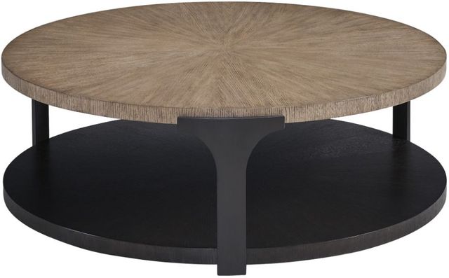 Lexington Home Zanzibar Kenya Brown Cocktail Table with Dark Tunis Base-0