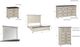 Powell® Carrington 5-Piece Antique White/Dark Brown King Panel Bedroom Set-2