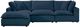 TOV Furniture Cali 4-Piece Navy Modular Sectional-3