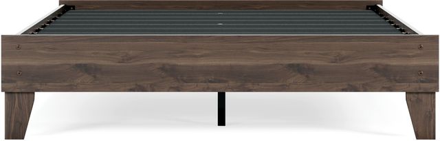 Signature Design by Ashley® Calverson 5-Piece Mocha Queen Platform Bed Set-1