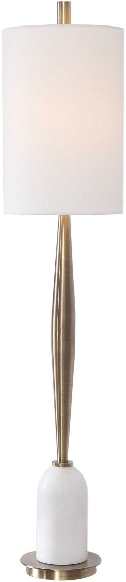 Uttermost® Minette Plated Antique Brass Buffet Lamp-0