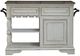 Liberty Furniture Magnolia Manor Antique White/Weathered Bark Bar Cart-4