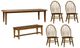 Liberty Furniture Hearthstone Ridge 6-Piece Black/Tobacco Dining Set-0