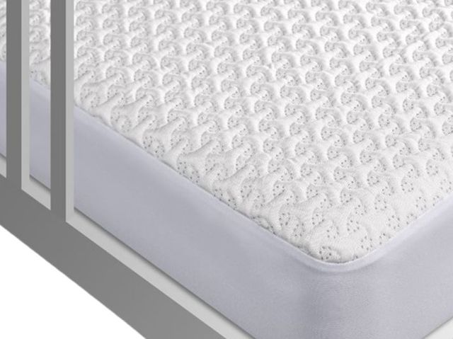 BEDGEAR® Ver-Tex® Silver/White Crib Mattress Protector-2