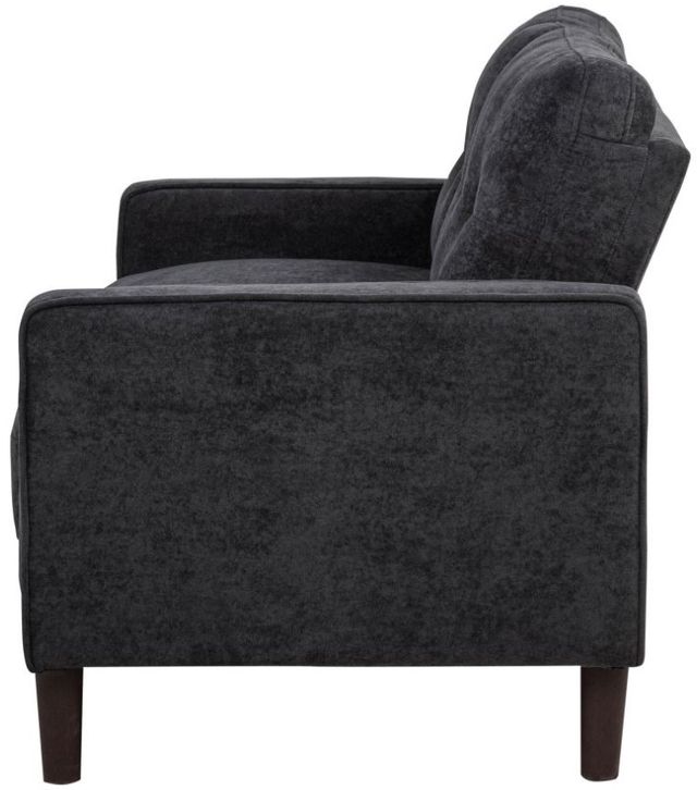 Coaster® Bowen II Steel Gray Upholstered Loveseat-3