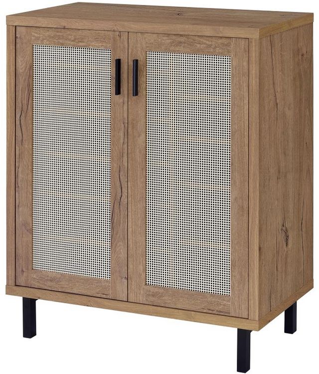 Coaster® Teller Natural Oak Shoe Storage Cabinet-2
