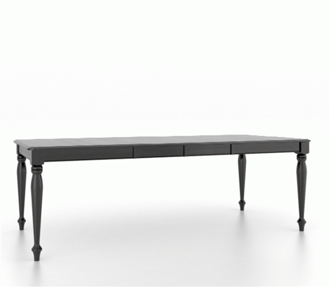 Canadel Customizable Gourmet 92" VA Base Dining Table with Two Removable Leaf's-1
