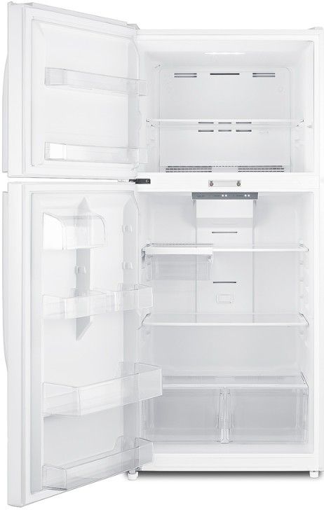Summit® 30” 20.5 Cu. Ft. White Top Freezer Refrigerator-1