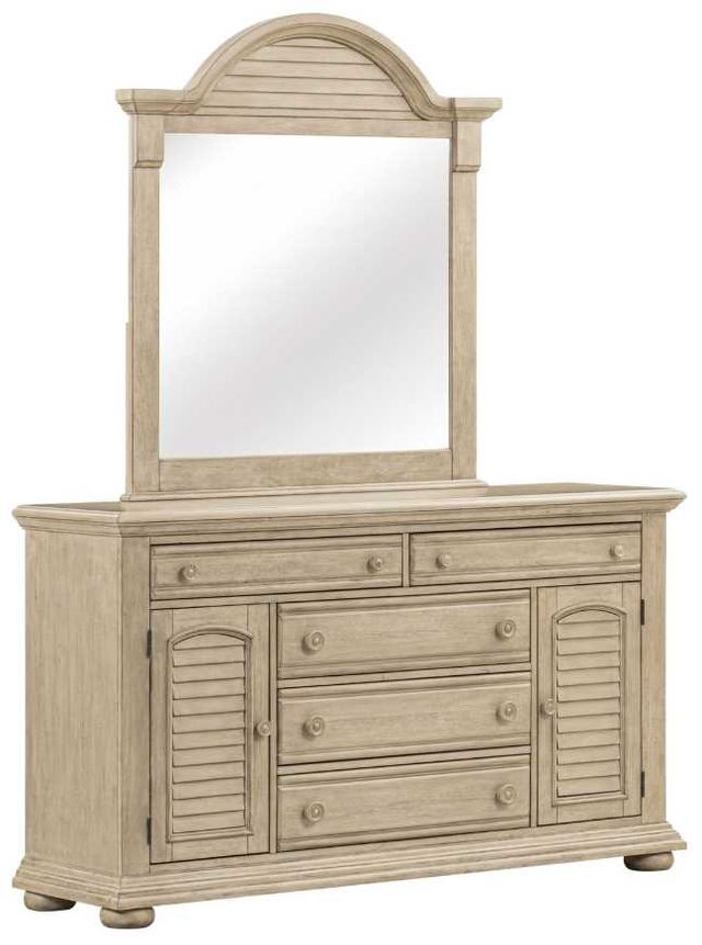 Liberty Furniture Summer House Sand Dune Dresser and Mirror-0