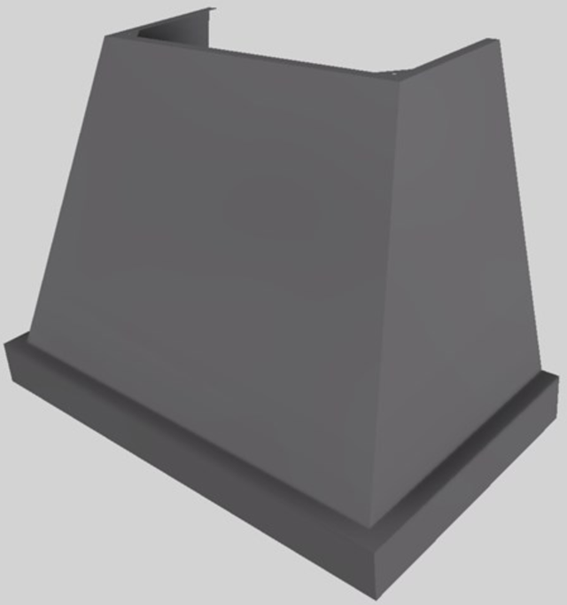 Vent-A-Hood® Designer Series 42" Gunsmoke Wall Mounted Range Hood-3