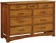 Country Classic Collection Customizable Homestead Master Dresser-0