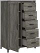Signature Design by Ashley® Frandern Gray Dressing Chest-2