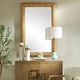 Uttermost® Twisted Seagrass Woodtone Large Mirror-1