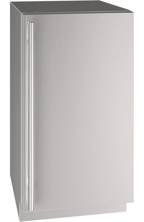 U-Line® 3.7 Cu. Ft. Stainless Steel Under the Counter Refrigerator-0