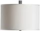 Crestview Collection Ascott Chrome/Silver/White Table Lamp-3