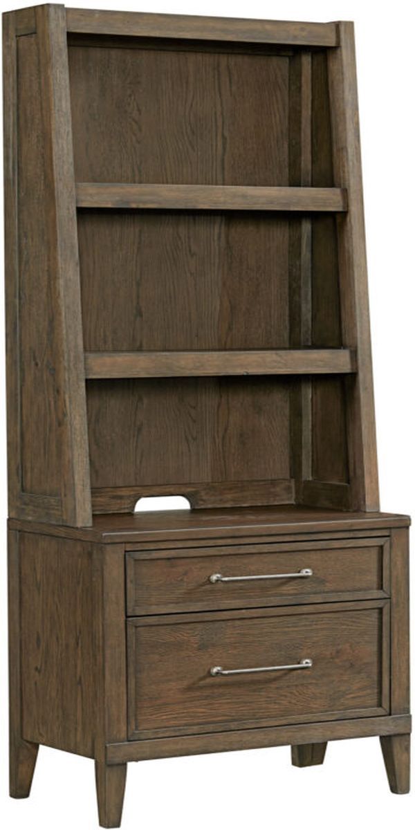 Intercon Preston Weathered Vintage Oak 48" Bunching Bookcase-2