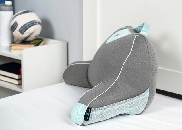BEDGEAR® Gray/Mint Toddler Mini Backrest Pillow-4