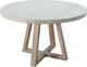 Sunny Designs™ Rowan Light Gray Dining Table with Wheat Base-0