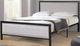 Titus Furniture Black 60" Queen Panel Bed-0