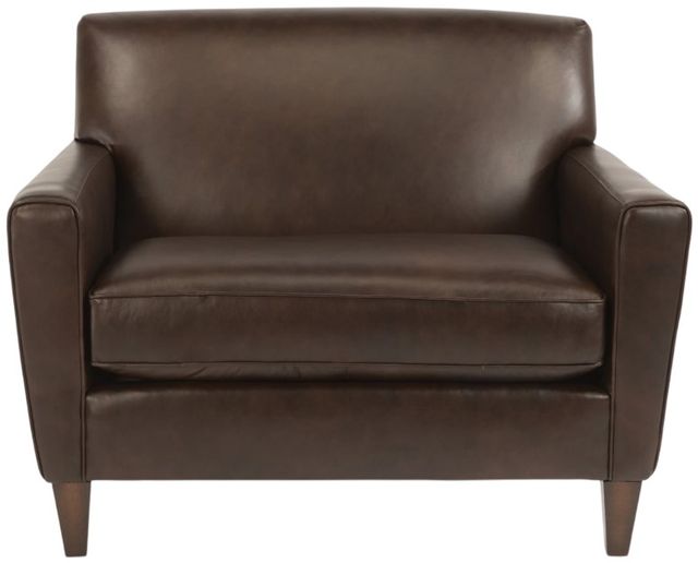 Flexsteel® Digby Dark Brown Chair and a Half-1