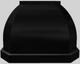 Vent-A-Hood® Designer Series 42" Black Wall Mounted Range Hood-0