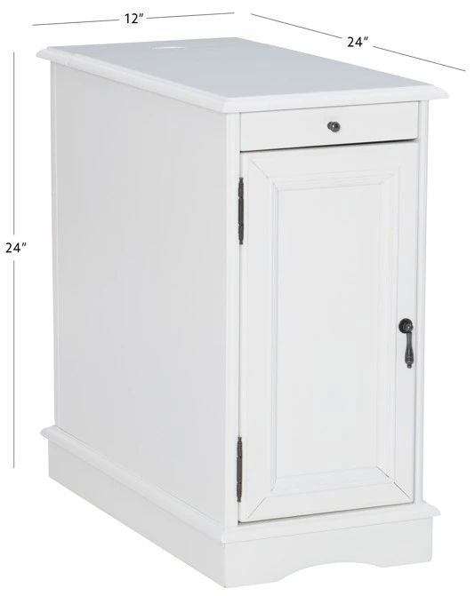 Powell® Barron White Accent Table-2