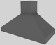 Vent-A-Hood® 48" Gunsmoke Euro-Style Wall Mounted Range Hood-5