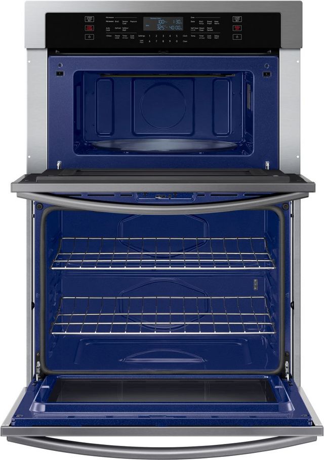Samsung 30" Stainless Steel Oven/Microwave Combo Electric Wall Oven-4