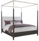 Century® Cadence Beige/Mocha Upholstered King Canopy Poster Bed-0