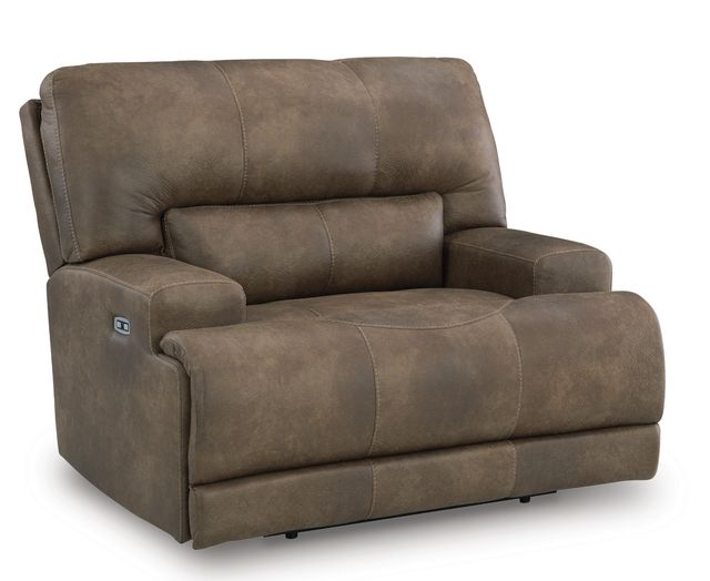 Signature Design by Ashley® Beckley Place Earth Power Recliner with Adjustable Headrest-0