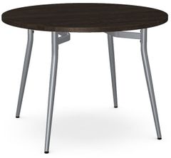 Amisco Customizable Alys 31" Round Table with 42" Solid Birch Top