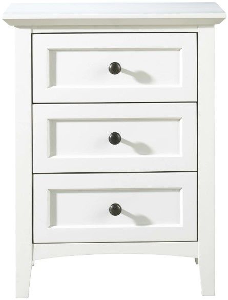 Modus Furniture Paragon White Nightstand-1