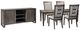 Signature Design by Ashley® Chadoni 6-Piece Gray Dining Set-0