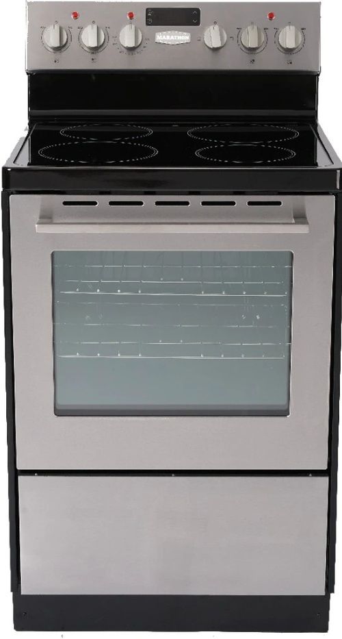Marathon® 24" Stainless Steel Freestanding Electric Range-0