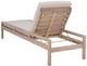 Linon Svana Beige/Natural Fabric/Wood Outdoor Chaise Lounger-5