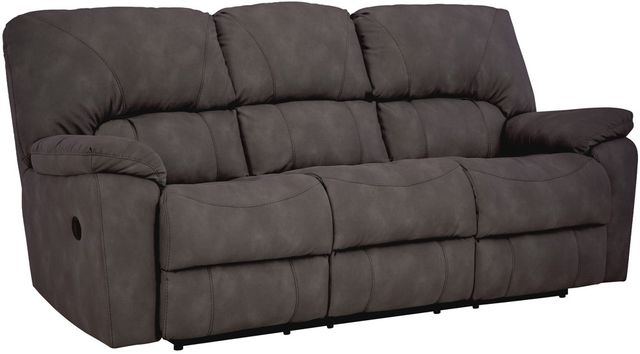 HomeStretch Rhino Pewter Manual Reclining Sofa-0