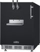 Summit® 5.3 Cu. Ft. Black Built-In Beer Kegerator-1