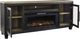 Signature Design by Ashley® Foyland Black/Brown Electric Fireplace TV Stand-2