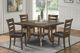 Mazin Furniture Darla Brown Side Dining Chair-4