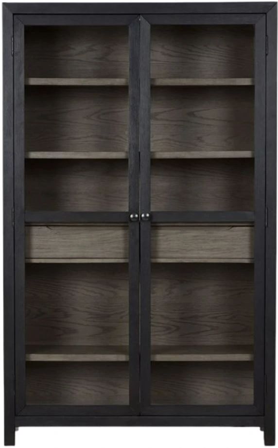 Signature Design by Ashley® Lenston Black/Gray Accent Cabinet-1