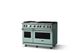 Viking® 5 Series 48" Splash Pro Style Gas (LP) Range with Brushed Brass Trim-2
