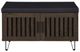 Coaster® Brixton Black/Smoked Oak Entryway Shoe Storage Bench-2