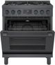 Bosch® 800 Series 30" Black Stainless Steel Pro Style Gas Range-4